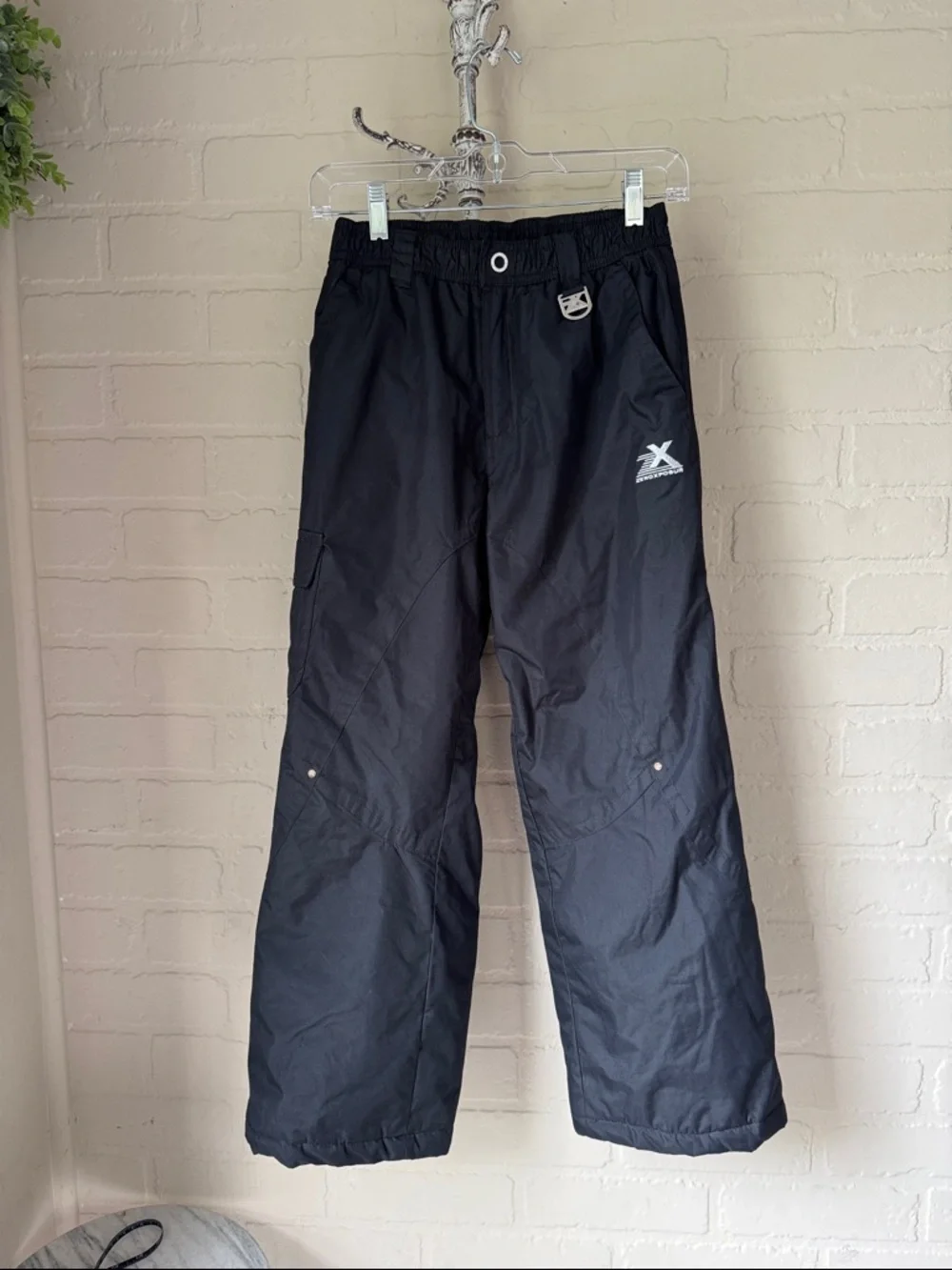 ZeroXposur snow pants Black Cargo kids boy unisex winter warm